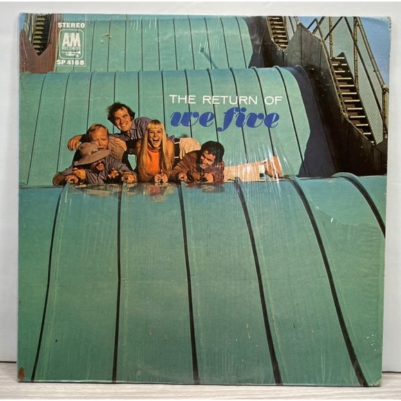The Return of We Five Rock LP A&M SP 4168 In Shrink 1969 VG+ - Picture 6 of 6